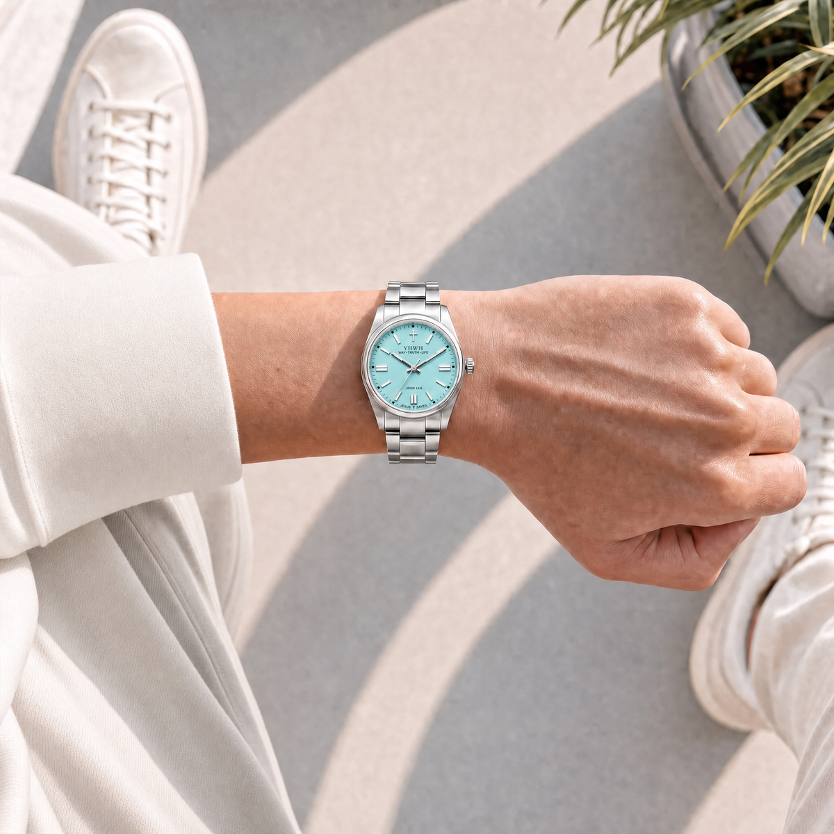 WAY TRUTH LIFE - Tiffany Blue 36mm (PRE-ORDER)