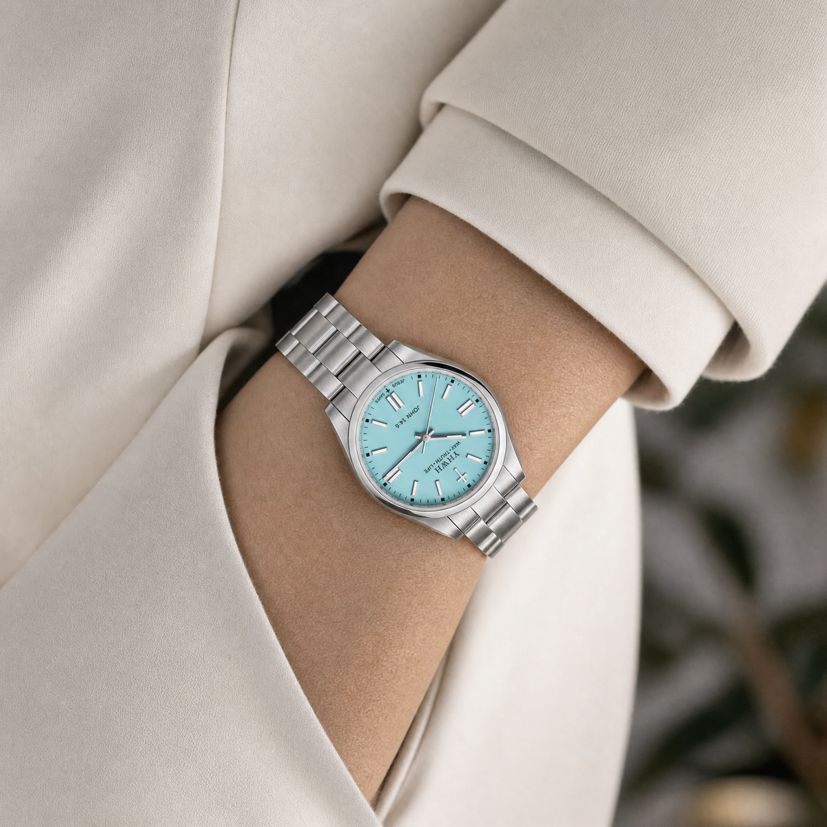 WAY TRUTH LIFE - Tiffany Blue 36mm (PRE-ORDER)