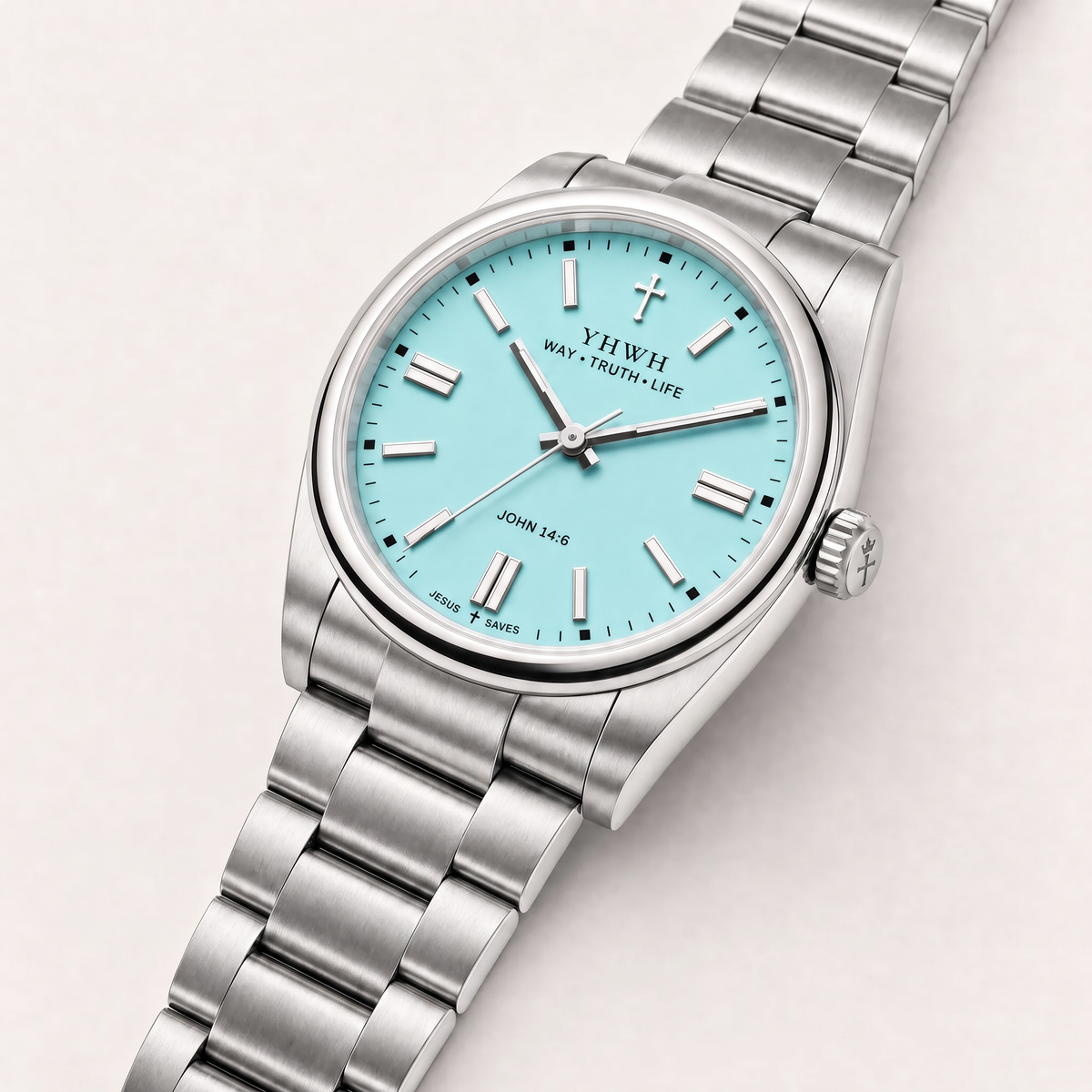WAY TRUTH LIFE - Tiffany Blue 36mm (PRE-ORDER)