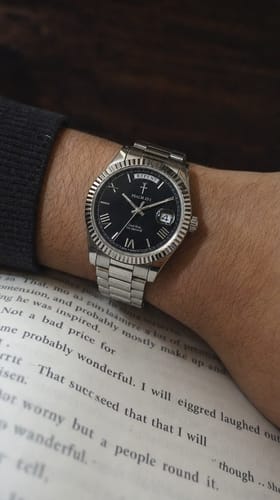 Customer photo of a YHWH watch