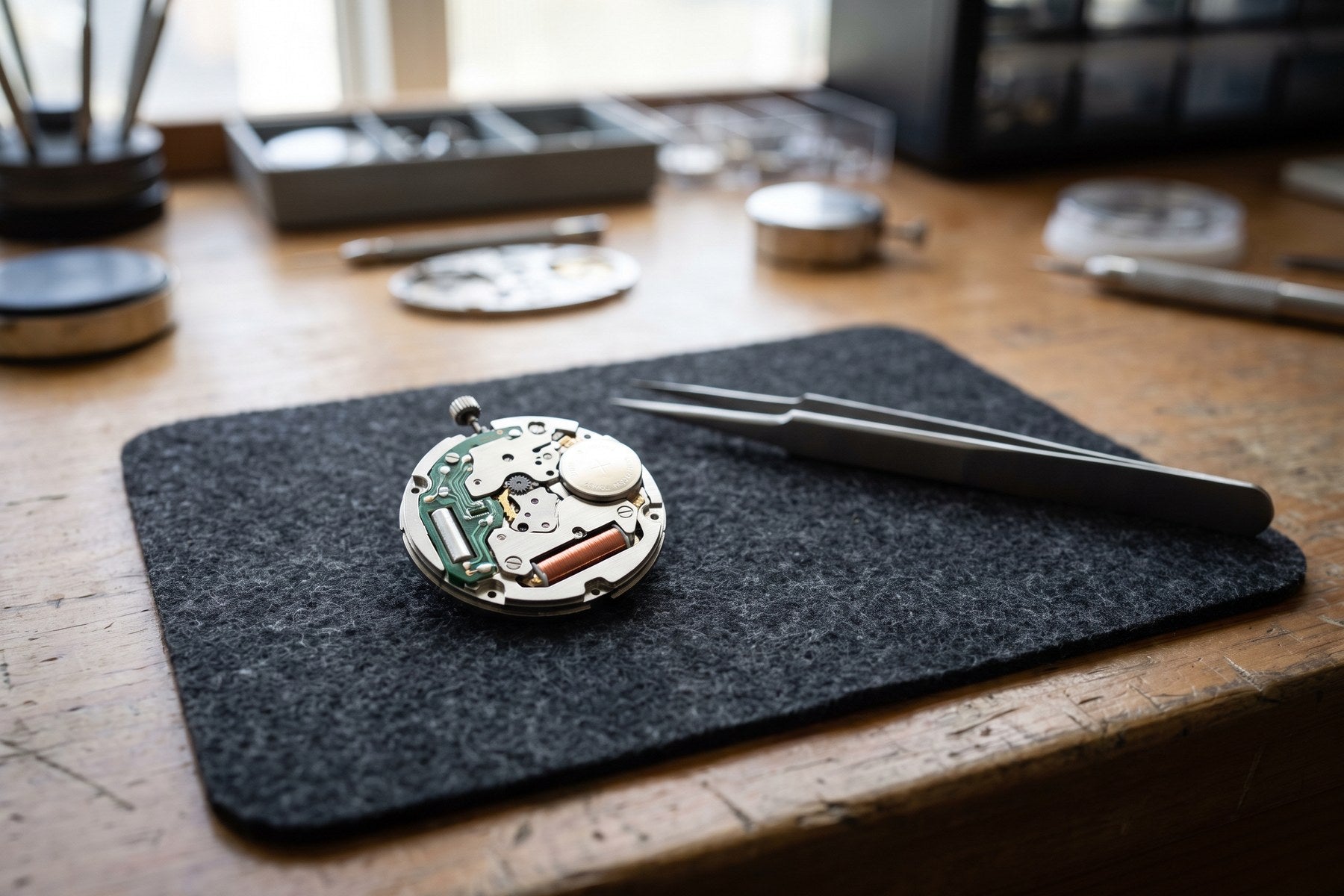 Reliable quartz movement