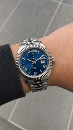 Customer photo of a YHWH watch